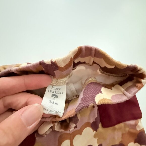 Kate Quinn mauve 70s clouds baby pants 3-6 months - Picture 2 of 3
